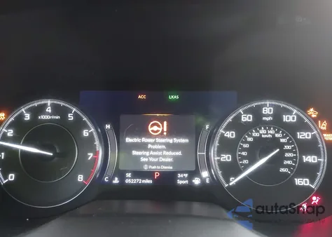 2020 Acura Rdx Standard from USA, damaged, VIN 5J8TC2H32LL019846